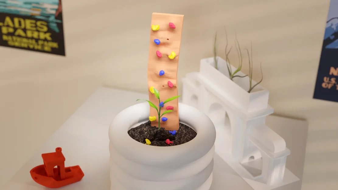 Tường leo núi mini cho chậu cây - Không cần giá đỡ - Image 1