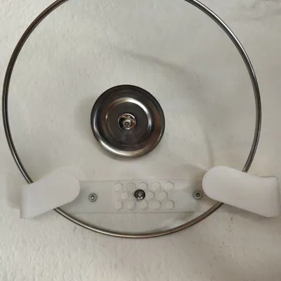 Giá đỡ treo nắp nồi trên tường