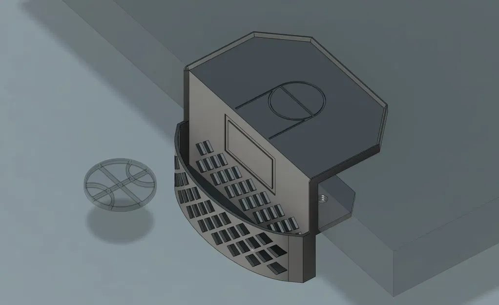 Giá đỡ bóng rổ cho mèo trên bàn làm việc - Image 1