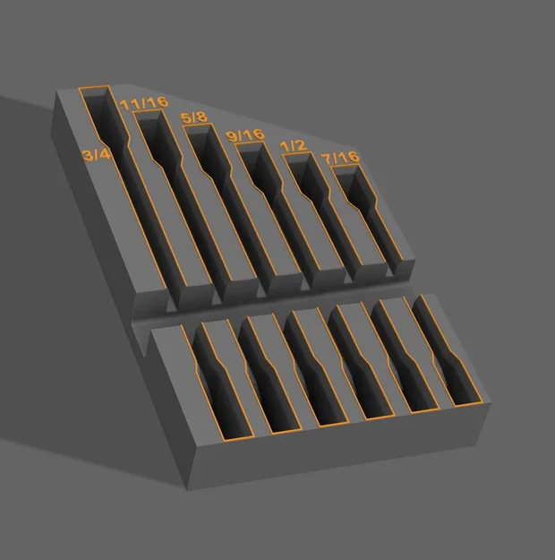 Khay đựng cờ lê 6 cờ lê SAE GearWrench có lẫy - Image 2