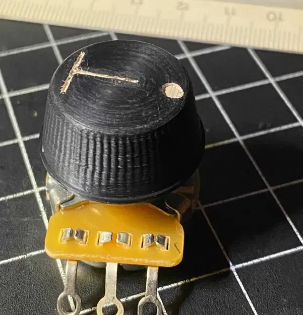 Núm Âm Lượng và Tông Độ phong cách Supro Valco (phù hợp với các biến trở trục chia kiểu Mỹ) - Image 1