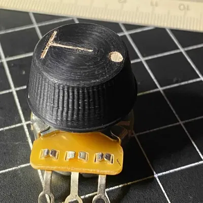 Núm Âm Lượng và Tông Độ phong cách Supro Valco (phù hợp với các biến trở trục chia kiểu Mỹ)