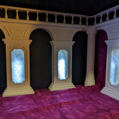 Mô hình kiến trúc giá sách chủ đề Overlord