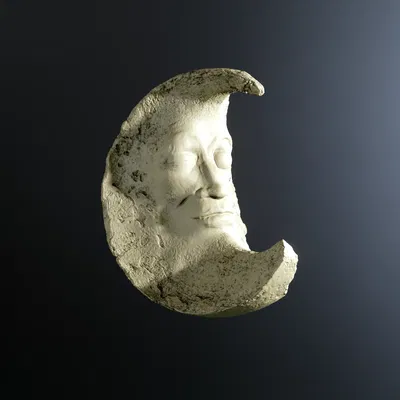 Người đàn ông trên mặt trăng - Mô hình in 3D chi tiết cao