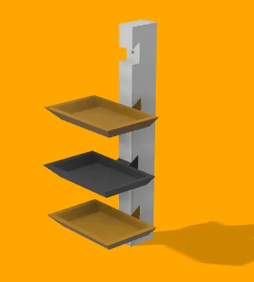 Kệ sách gắn tường có thể xếp chồng lên nhau - Image 2