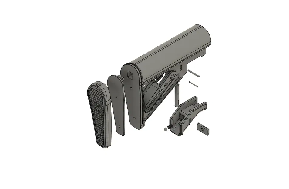 Giá đỡ điều chỉnh cho AR15 từ Print Your 2A - Image 3