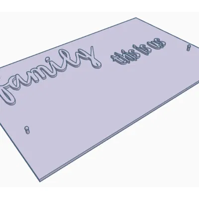 Biển chỉ dẫn treo ảnh gia đình bằng dây và kẹp