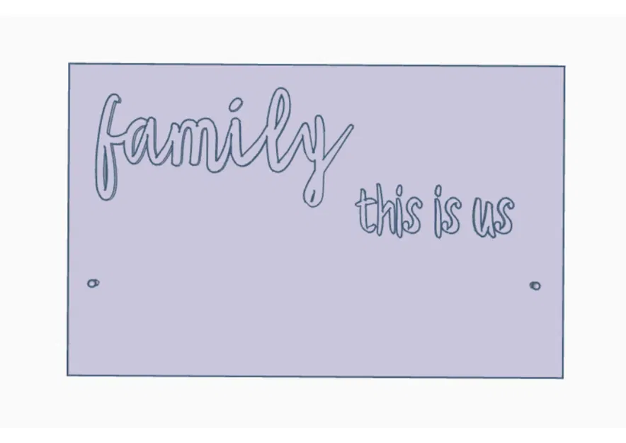 Biển chỉ dẫn treo ảnh gia đình bằng dây và kẹp - Image 3