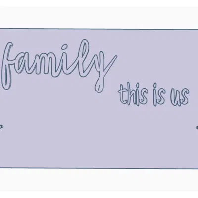 Biển chỉ dẫn treo ảnh gia đình bằng dây và kẹp