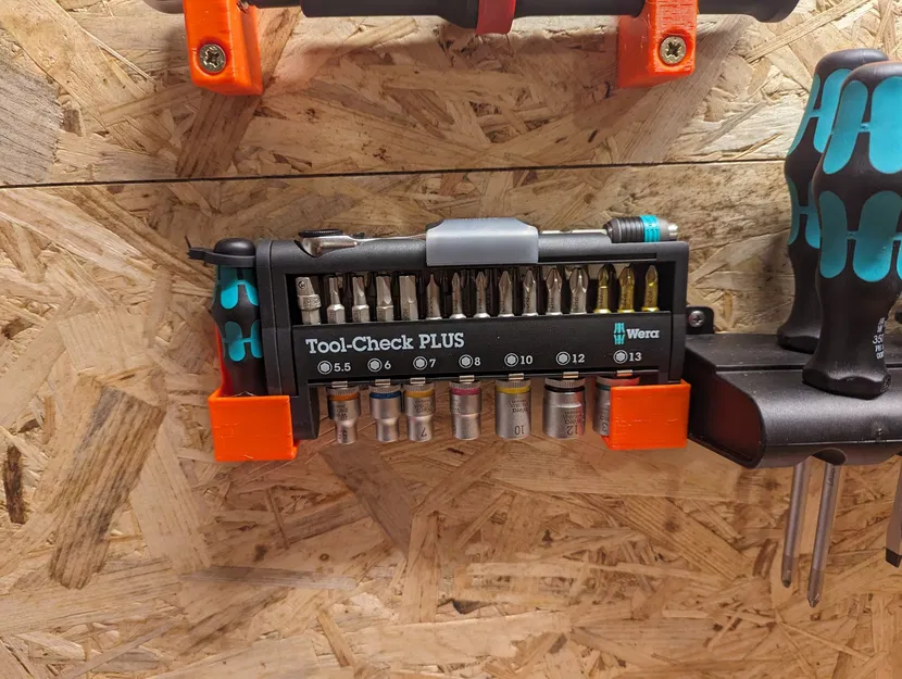 Giá đỡ treo tường cho bộ kiểm tra công cụ Wera Tool Check (Plus) - Image 1