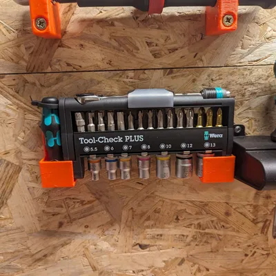Giá đỡ treo tường cho bộ kiểm tra công cụ Wera Tool Check (Plus)