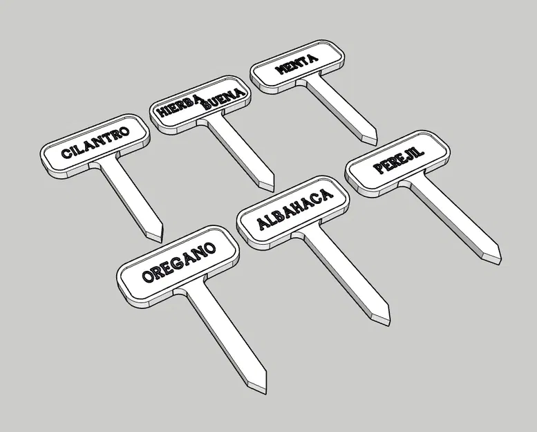 Biển chỉ dẫn cho các loại cây thơm trong vườn - Image 3