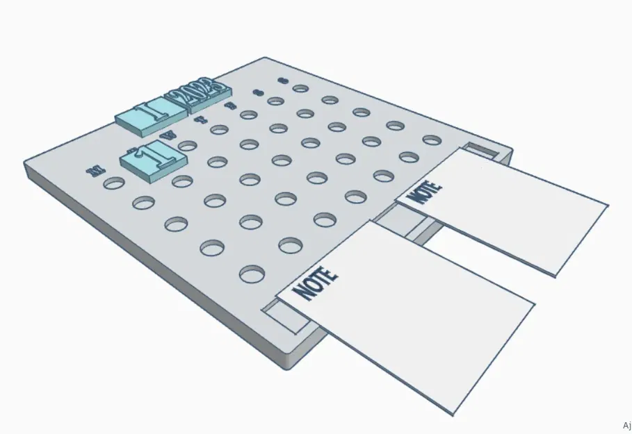 Lịch tương tác sử dụng nam châm tái sử dụng - Image 2