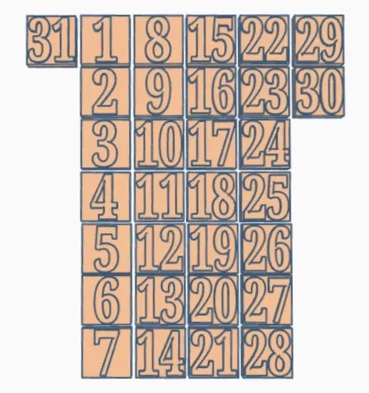 Lịch tương tác sử dụng nam châm tái sử dụng - Image 6