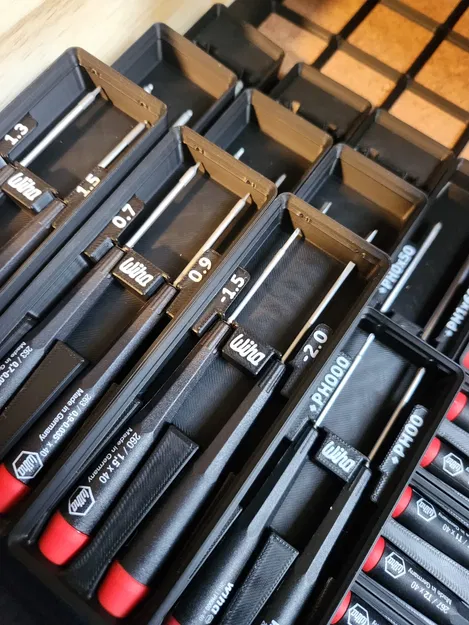 Bộ dụng cụ lái chính xác Wiha với nhãn Gridfinity - Image 2