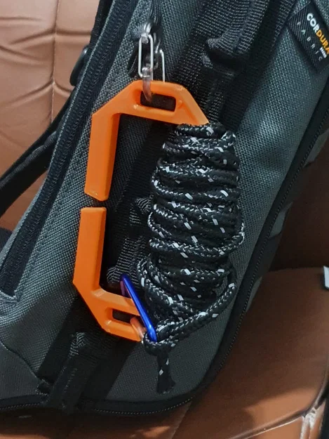 **Móc treo EDC Paracord Pseudo-Carabiner thời trang** - Image 1