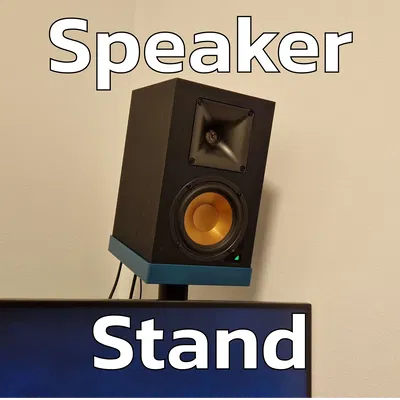 Giá đỡ loa trên màn hình với góc nghiêng 15 độ