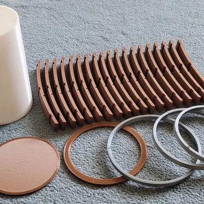 Chậu hoa hình thùng rượu dễ thương