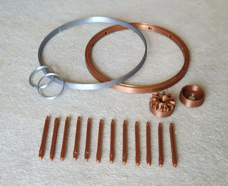 Bánh xe cổ gỗ dễ thương để in 3D - Image 15