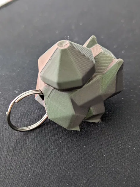 Móc khóa Bulbasaur phong cách low poly - Image 2