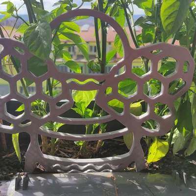 Giá đỡ cây hoa hình ong dễ in cho máy in 3D