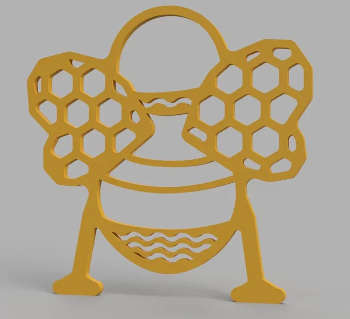 Giá đỡ cây hoa hình ong dễ in cho máy in 3D - Image 2