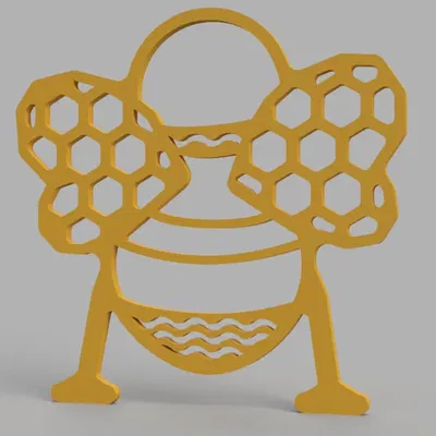 Giá đỡ cây hoa hình ong dễ in cho máy in 3D