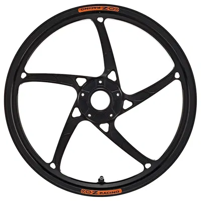 Bánh xe MotoGP OZ Racing màu đen in bằng PETG