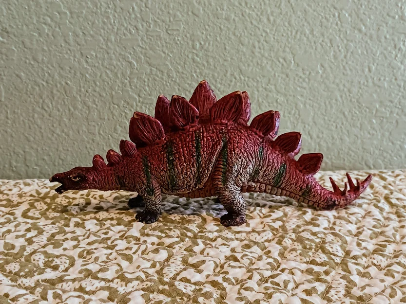 Mô hình stegosaurus đồ chơi quét 3D chi tiết - Image 1