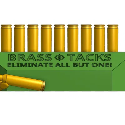 Trò chơi cắm đinh bằng đạn 5.56mm hoặc 9mm