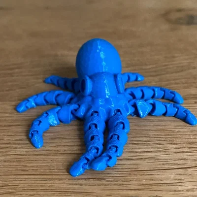 Bạch tuộc dễ thương để in 3D