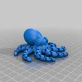 Bạch tuộc dễ thương để in 3D - Thumbnail 4