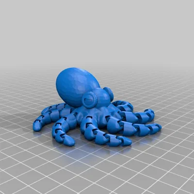 Bạch tuộc dễ thương để in 3D