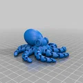 Bạch tuộc dễ thương để in 3D - Thumbnail 5