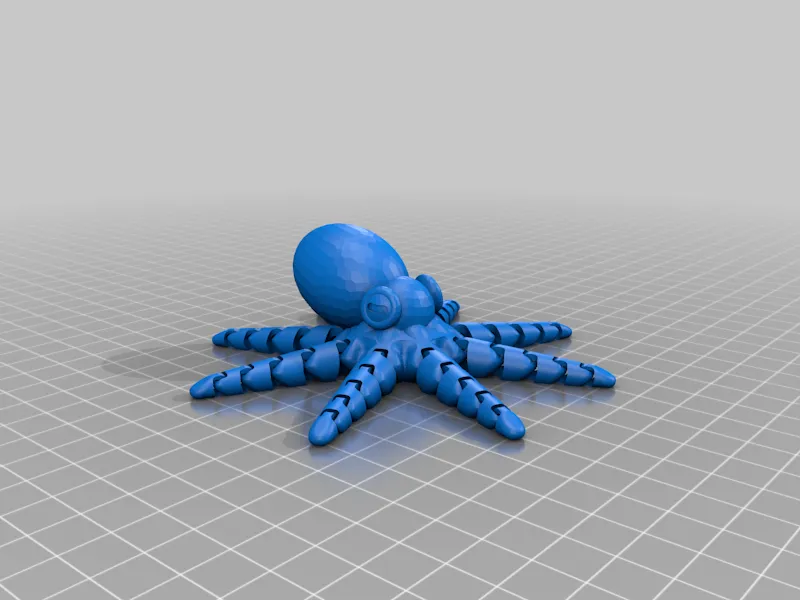 Bạch tuộc dễ thương để in 3D - Image 8