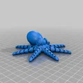 Bạch tuộc dễ thương để in 3D - Thumbnail 8
