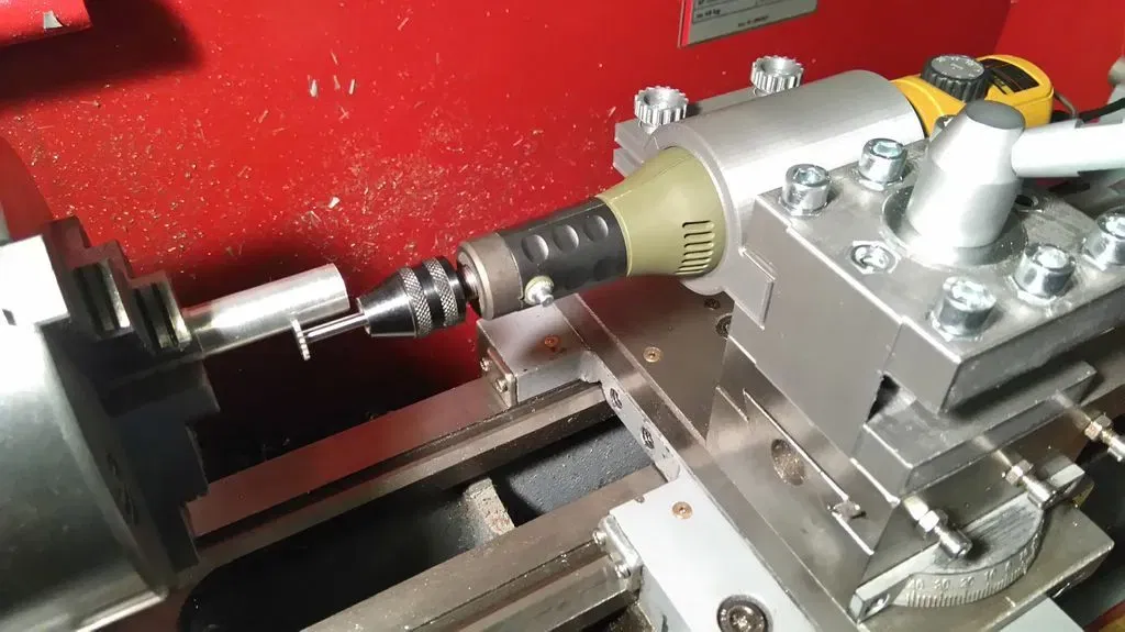 Cải tiến giá đỡ cho máy tiện nhỏ Proxxon Micromot - Image 4