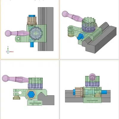 Cải tiến đầu dừng xe cho máy tiện mini với giá đỡ đồng h...