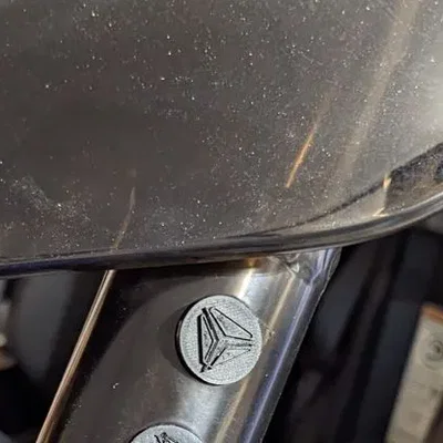 Kẹp che cho bu lông allen 8mm với logo Polaris Slingshot