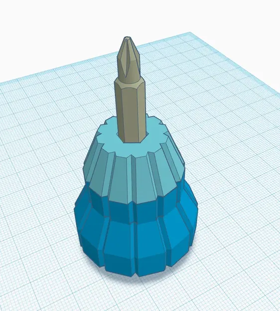 Tay cầm tua vít mini / Giá đỡ bit từ tính 1/4 inch - Image 1