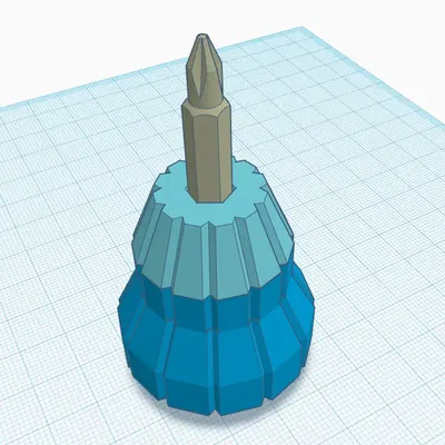 Tay cầm tua vít mini / Giá đỡ bit từ tính 1/4 inch