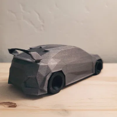 Honda Civic Type R phong cách Low Poly được làm mới