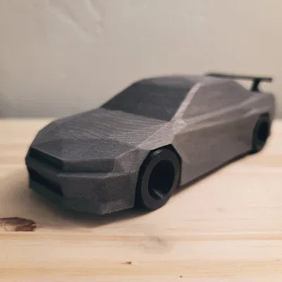 Nissan GTR R34 phong cách Low Poly được làm lại