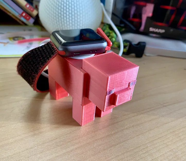 Giá đỡ đồng hồ Apple Watch phong cách Minecraft - Image 2