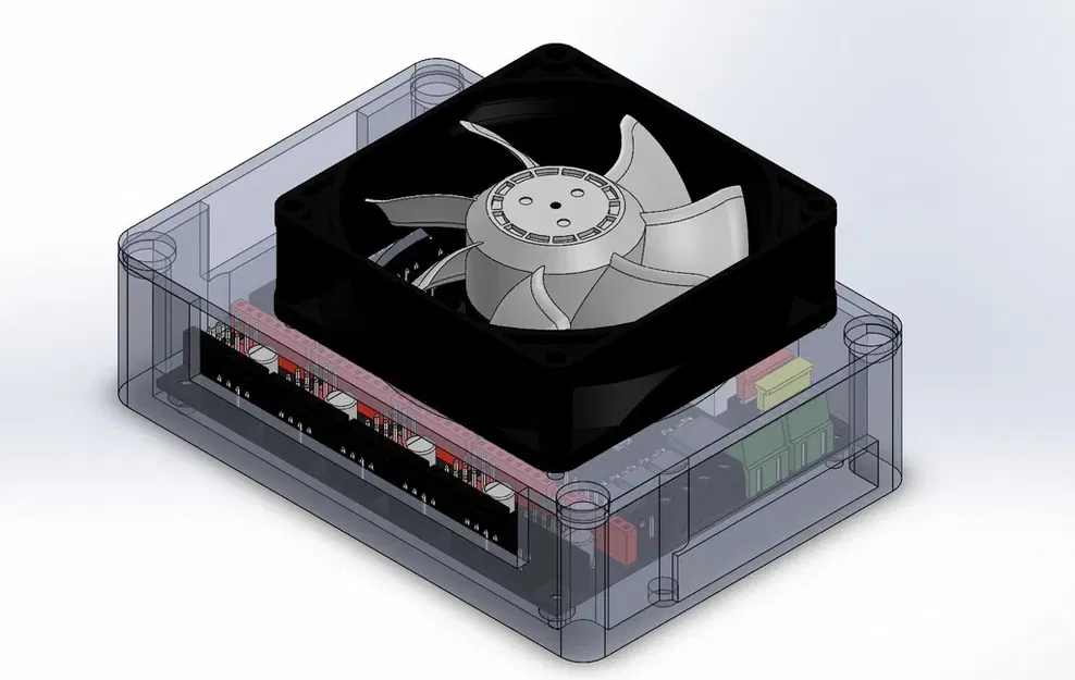 Vỏ từ tính SKR V1.3 cho máy in K8200 với quạt 80mm - Image 1