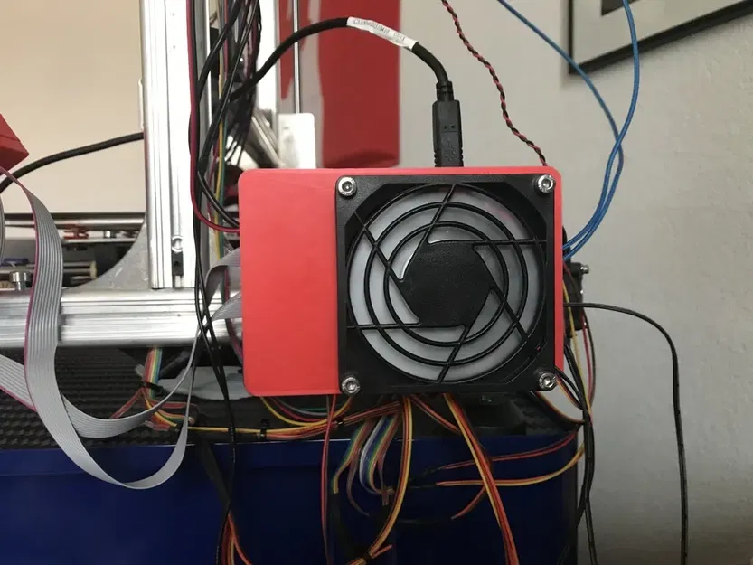 Vỏ từ tính SKR V1.3 cho máy in K8200 với quạt 80mm - Image 2