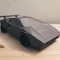 Lamborghini Countach phong cách Low Poly - Thumbnail 3