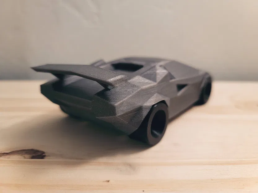 Lamborghini Countach phong cách Low Poly - Image 5