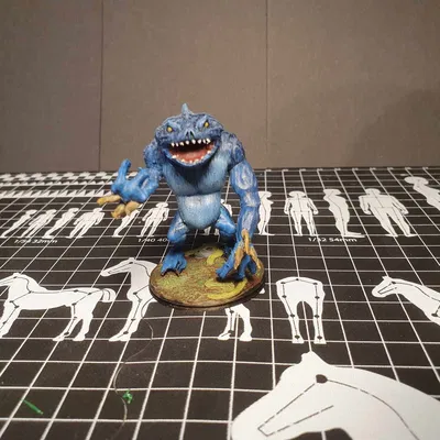 Slaad Xanh - Quái vật 3D đầu tiên của tôi