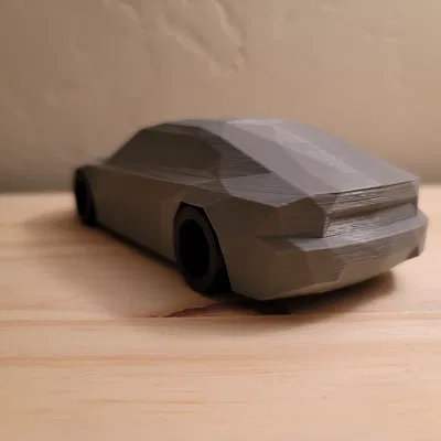 Audi RS7 2018 phong cách Low Poly cho in 3D
